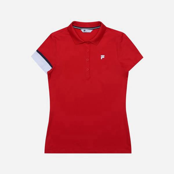 Fila Polokošeľa Damske Červené - Golf Basic Vypredaj - Slovakia 70619-VDIT